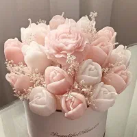 باکس گل شمع،انواع گیفت عروس، گیفت محرم و نذرشمع