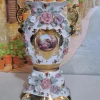 گلدان گل برجسته چینی وارداتی