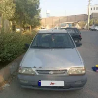 ماشین پراید نقره ای مدل 86 دوگانه سوز