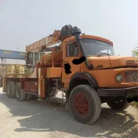 جرثقیل بنز زیر مایلر مدل ۱۳۹۰ کف ۶متری