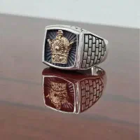 انگشتر نقره تاج هدیه روز مرد