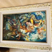 تابلو فرش ماشینی مینیاتور