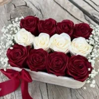 باکس گل ربانی وشمع