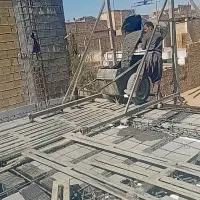 بتن ریزی با خلاطه+ (تخریب کاری)