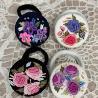 کش موی گلدوزی شده