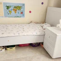 تخت نوزاد نوجوان ساحل چوب|تخت و صندلی بچه|تهران, قزل قلعه|دیوار