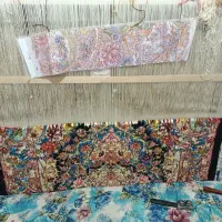 فرش دست باف نیمه کاره|فرش|تبریز, |دیوار