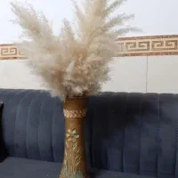 گلدان چوبی طلایی|گل مصنوعی|نظرآباد, نظرآباد|دیوار