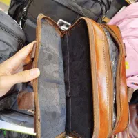 کیف چرم طبیعی مردانه دوشی دست دوز|کیف، کفش، کمربند|اردبیل, |دیوار