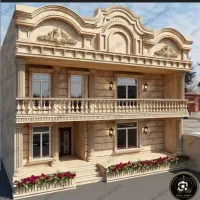 سنگ کاری نما روی کلاسیک .ساده ومدرن وترکیبی آجر