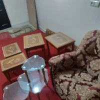 مبل راحتی ۹نفره به همراه جلو مبلی ودودست|مبلمان خانگی و میز عسلی|کرج, محمد آباد|دیوار