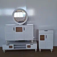 ست میز TV و آینه کنسول مدل (رادیویی)|بوفه، ویترین، کنسول|مشهد, گرجی علیا|دیوار