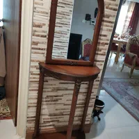 میز کنسول اینه سرهم تمام چوب وقدیمی شیک و زیبا