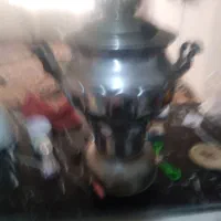 سماور گازی برنجی|سماور، چایساز، قهوهساز|سمنان, |دیوار