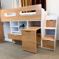 تخت دوطبقه و یکنفره بسیار کاربردی /تشک|تخت و سرویس خواب|اصفهان, باغ فدک|دیوار