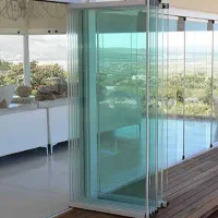 بالکن شیشه ای ریلی ، فول ویو عایق صدا و گردو غبار|مصالح و تجهیزات ساختمان|کرج, شهرک اوج|دیوار