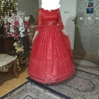 پیراهن مجلسی با توربان ست|لباس|کرمانشاه, |دیوار