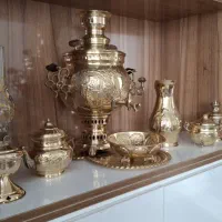 سماور ذغالی برنجی