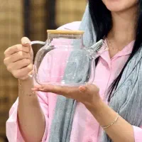 روغن ریز و قوری پیرکس