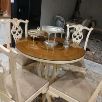 میز ۴ نفره چپندر چوب اصل مرغوب قدیمی
