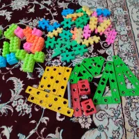 خانه سازی  آجر  بازی   هزار سازه|اسباب‌‌بازی|قم, شهرک فاطمیه|دیوار