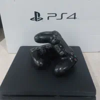 پلی استیشن ۴ اسلیم یک ترابایت با دو دسته اورجینال