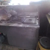 میز کار استیل و گرم کن