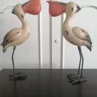 مجسمه مرغ ماهی خوار