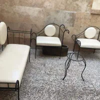 فروش مبل باغی فلزی|مبلمان خانگی و میز عسلی|کازرون, |دیوار