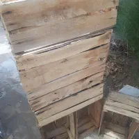 جعبه چوبی جهت میوه|عمده‌فروشی|دلیجان, |دیوار