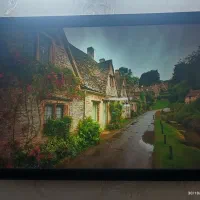 تابلو چراغ دار پس از باران|تابلو، نقاشی، عکس|الوند, |دیوار