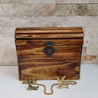 کیف شیک و با کلاس چوبی