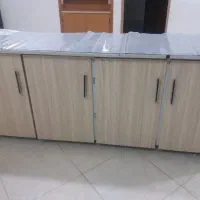 کابینت فلزی و ام دی اف. باسینک و هود