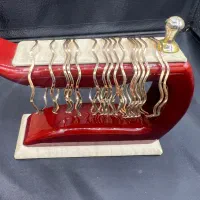 النگوی ایینه موج دار طلای بدون اجرت وزن۲/۱۰۰
