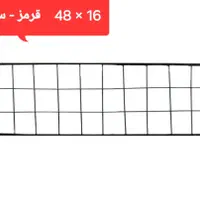 قفسه مشبک فلزی|کتابخانه، شلف، قفسههای دیواری|کرج, اصفهانیها|دیوار