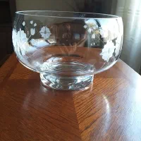 ظرف کریستال خارجی  ، سالم و نو