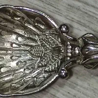 قاشق چایخوری برنجی  قدیمی یک دست