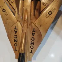 ماکت هواپیما چوبی tomcat F-14 تامکت دستساز|کلکسیون و سرگرمی|شیراز, فرهنگ شهر|دیوار