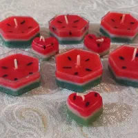 شمع یلدای وولنتایین بسیار زیبا|صنایع دستی و سایر لوازم تزئینی|گرگان, |دیوار