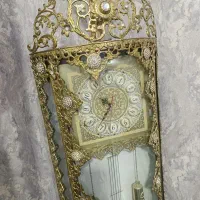 ساعت ایستاده برنجی