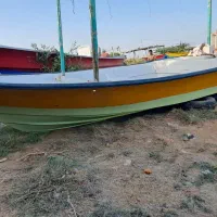 فروشی تشت۲۲فوت موتور یاماها ۵۵ هندلی تازه تعمیر|قایق و سایر وسایل نقلیه|کنارک, |دیوار