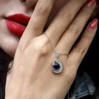 نیم ست دخترانه جنس نقره ۹۲۵ ضمانتی|بدلیجات|شهرضا, |دیوار