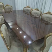 نهارخوری ۸نفره|میز و صندلی غذاخوری|مشهد, نیروی هوایی|دیوار