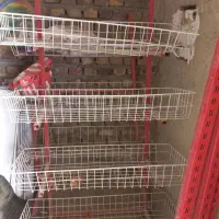 دوتا سبدچیپس وپفک چهار طبقه یک عددقفسه وسط دومتری