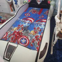 تخت ماشینی فایبر گلاس ریموت دار فلش خور