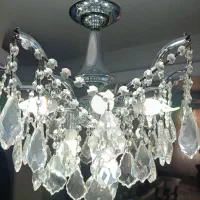 لوستر 6شاخه 9لامپ|لوستر و چراغ آویز|تبریز, |دیوار