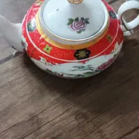 قوری گل قرمز|قوری، کتری، قهوه‌ساز دستی|قم, چهار مردان|دیوار