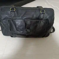 کیف بزرگ باشگاهی چرم گاو دست دوز
