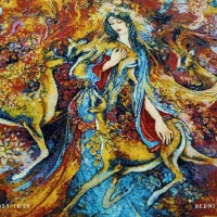 تابلو فرش دستباف