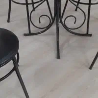 لوازم منزل کریستال کولر دوچرخه میز ناهارخوری   .